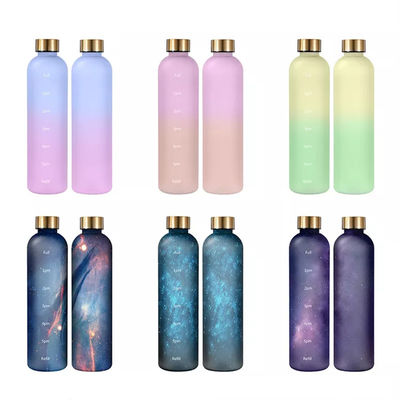 Bouteille d'eau de motivation 32 oz BPA gratuit pour les sports et les activités de plein air