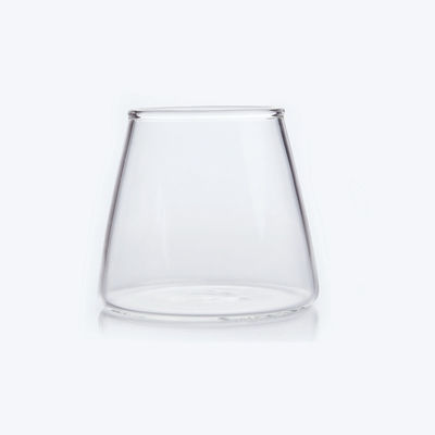 Coupe de verre Fuji japonaise 350ml Capacité parfaite pour le jus de lait de bière de whisky 9.5*9.5*8cm