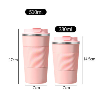 Tumbler de logo personnalisé en acier inoxydable de type métallique pour les voyages écosystémiques