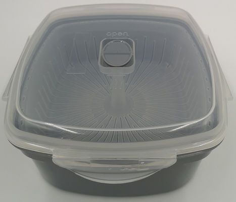 2023 Produits 5 pièces Ensembles de cuisinière à vapeur au micro-ondes en matériau PP avec couleur personnalisée