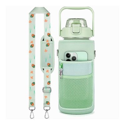 Bouteille d'eau de motivation pour le gymnase, marqueur de temps pour le sport, plastique glacé, sans BPA