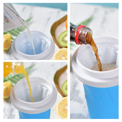 10.5*6*21cm Slushy Maker Cup Food Grade Silicone Pinch Slush Cup Banquettes à glaces Type