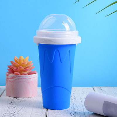 10.5*6*21cm Slushy Maker Cup Food Grade Silicone Pinch Slush Cup Banquettes à glaces Type