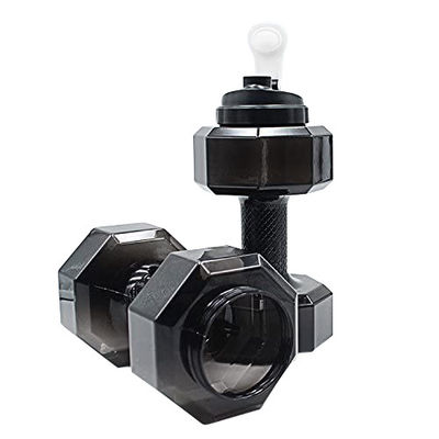 Adultes PETG Eco-friendly 2.6L Bouteille d'eau en forme de haltère pour le sport