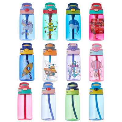 Logo personnalisé Bpa Bouteille d'eau gratuite pour enfants avec soutien à la paille Tour Activité en plein air