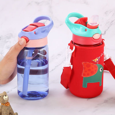 Logo personnalisé Bpa Bouteille d'eau gratuite pour enfants avec soutien à la paille Tour Activité en plein air