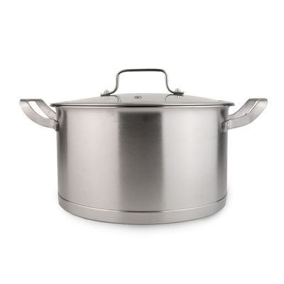 1.65kg Ensemble d'outils de cuisine Pottes et poêles en acier inoxydable