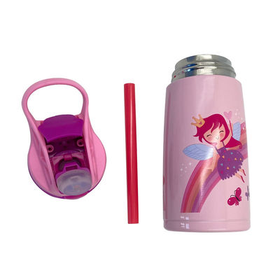Isolation thermique personnalisée TOUR Bouteille d'eau pour enfants en acier inoxydable et couvercle sans BPA
