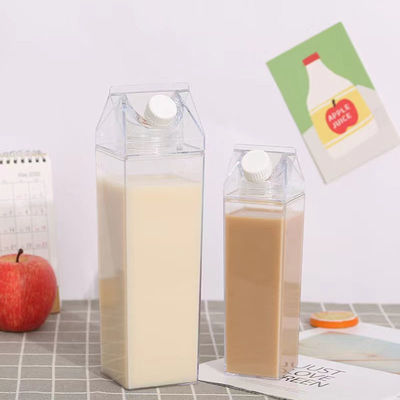 16 oz 32 oz Eco-friendly Bouteille d'eau pour enfants Carte de lait claire Logo sur mesure