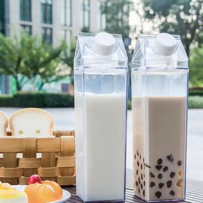 16 oz 32 oz Eco-friendly Bouteille d'eau pour enfants Carte de lait claire Logo sur mesure