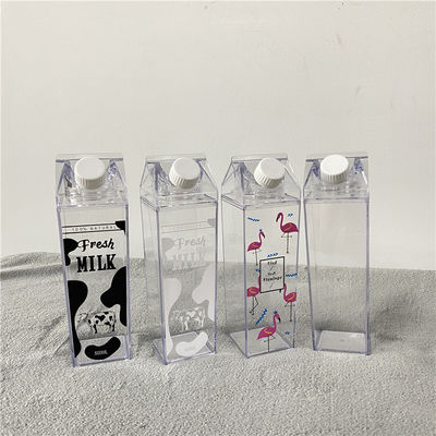 16 oz 32 oz Eco-friendly Bouteille d'eau pour enfants Carte de lait claire Logo sur mesure