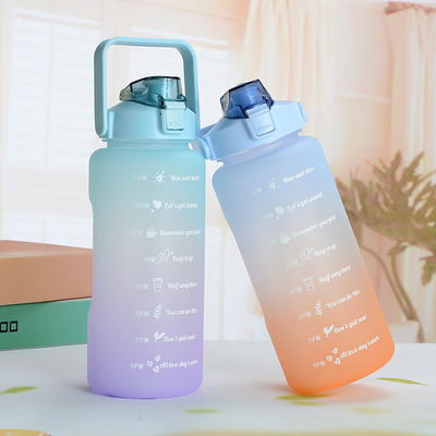 Logo personnalisé Acceptable Bouteille d'eau 64 oz Paille amovible pour le fitness et le sport
