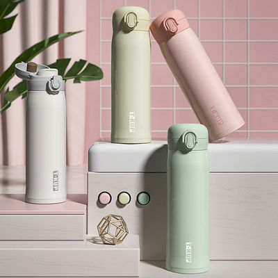 Boisson directe 500 ml Coupe isolante en acier inoxydable avec paille autonome 2022