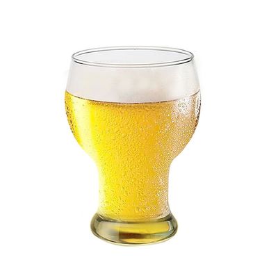 Coupe à bière en verre de 400 à 600 ml avec poignée de 6,8 x 24,5 cm