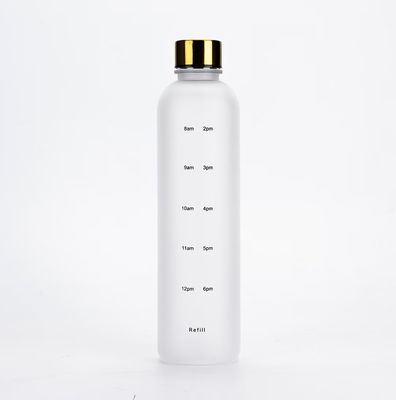 32 oz de Tritan BPA sans fût d'eau avec couvercle et paille de chronométrage pour les sports de fitness