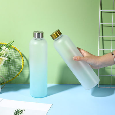 32 oz de Tritan BPA sans fût d'eau avec couvercle et paille de chronométrage pour les sports de fitness