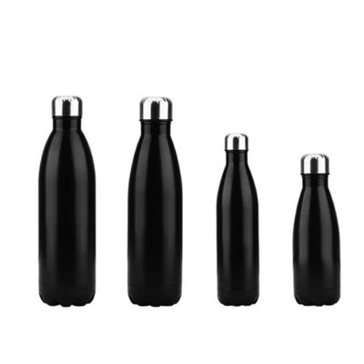 500 ml bouteille d'eau à vide en acier inoxydable double paroi en forme de cola pour conceptions personnalisées