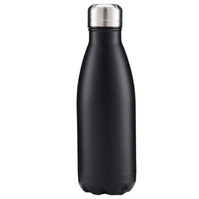 Isolation thermique 500 ml en acier inoxydable double paroi bouteille d'eau sous vide en forme de cola bouteille de sport de sublimation