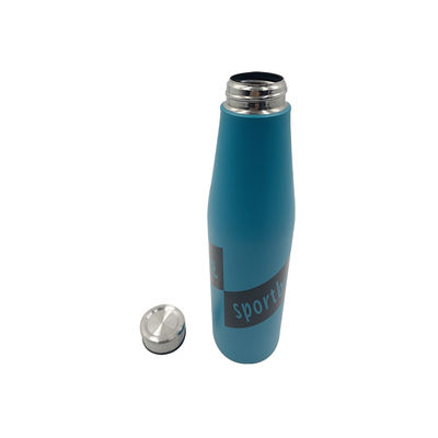 Bouteille d'eau pour adultes classique en acier inoxydable de 750 ml avec conception écologique