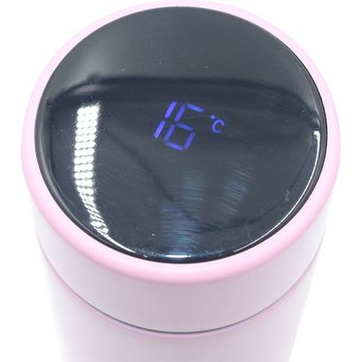 Bouteille d'eau isolée sous vide à double paroi en acier inoxydable avec affichage de température LED