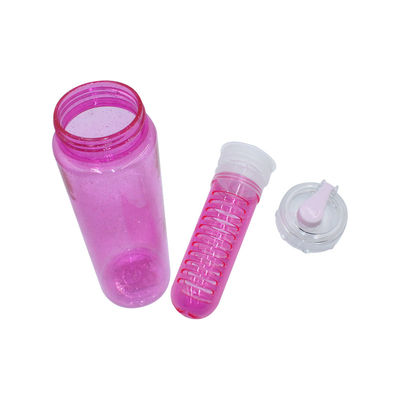 Bouteille d'eau de sport cristalline sans performance d'isolation thermique et logo personnalisé