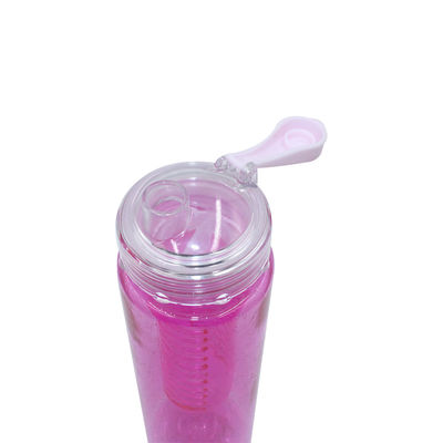 Bouteille d'eau de sport cristalline sans performance d'isolation thermique et logo personnalisé