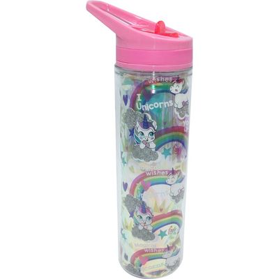 Bouteille d'eau de sport en plastique pour adultes