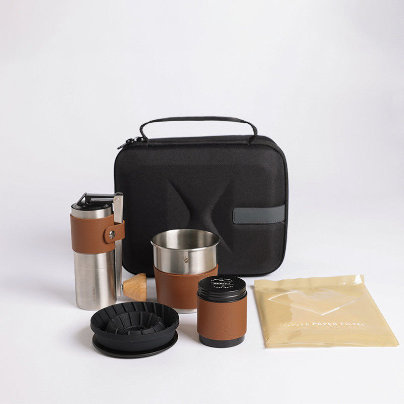 Convient et style de design européen Outdoor Portable pliable manuel broyeur de café ensembles