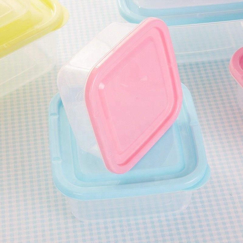 Récipients en plastique miniature pour réfrigérateur et micro-ondes