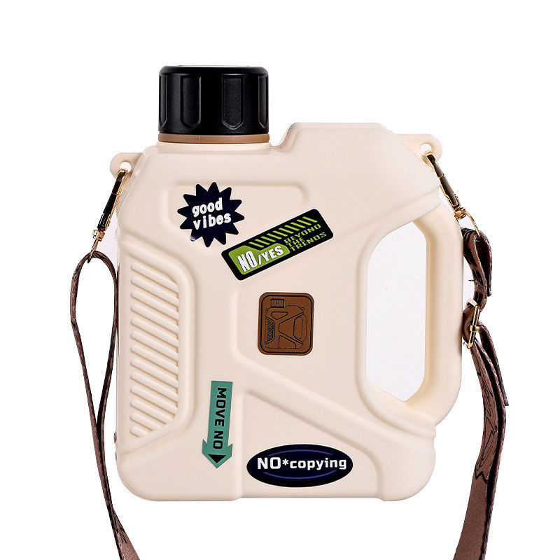 Bouteille d'eau en plastique avec courroie Grande capacité 1200ml 1600ml Boisson directe
