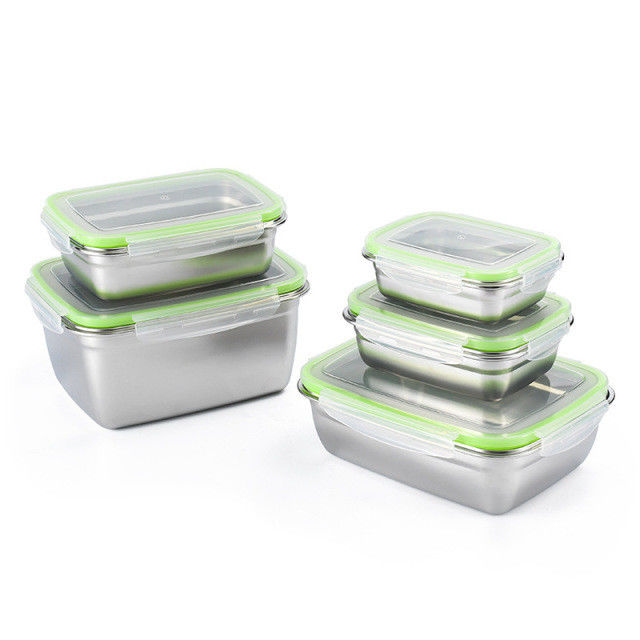 Boîte à lunch en acier inoxydable 304 non toxique résistant aux acides alimentaires Inodore et insipide