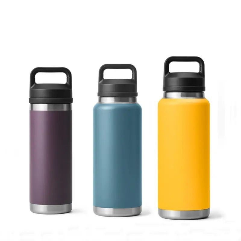 Adultes 18 oz 26 oz 36 oz Bouteille d'eau isolée à double paroi en acier inoxydable Gym Sports Bouteille de boisson