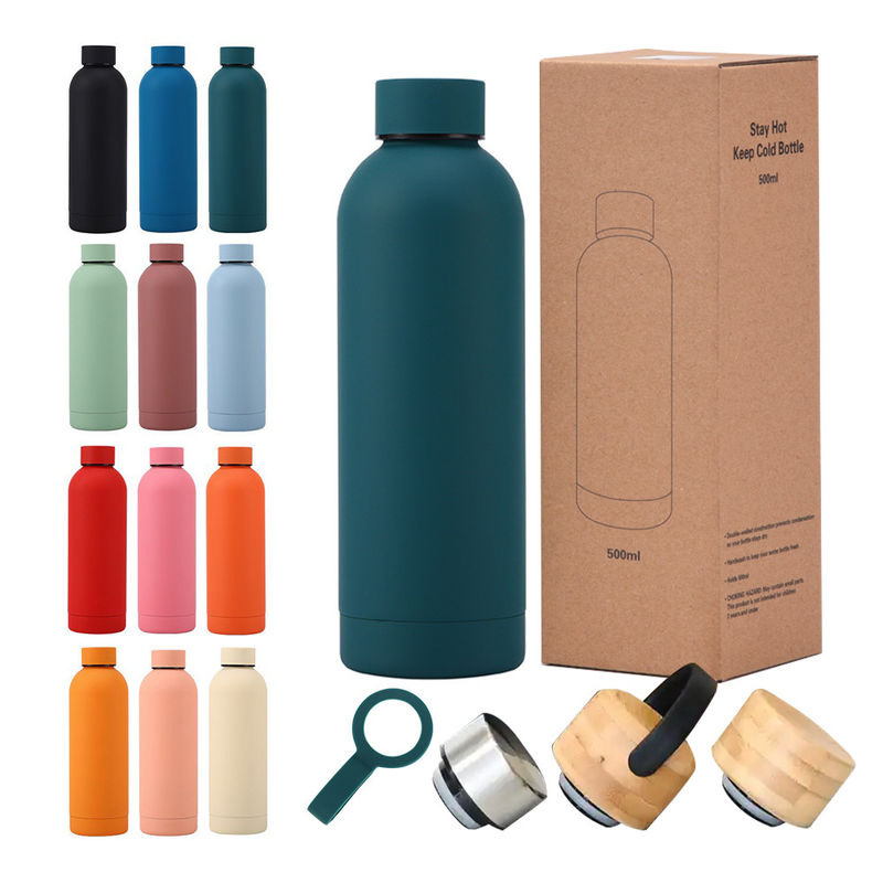 Bouteille d'eau potable isolée en acier inoxydable à double paroi de 750 ml conçue pour faire bouillir l'eau