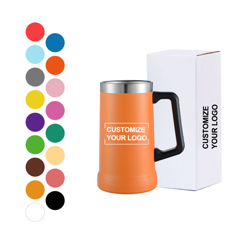 350g à double paroi à vide isolant en acier inoxydable tasse de bière 16 oz 24 oz tasse de type verre