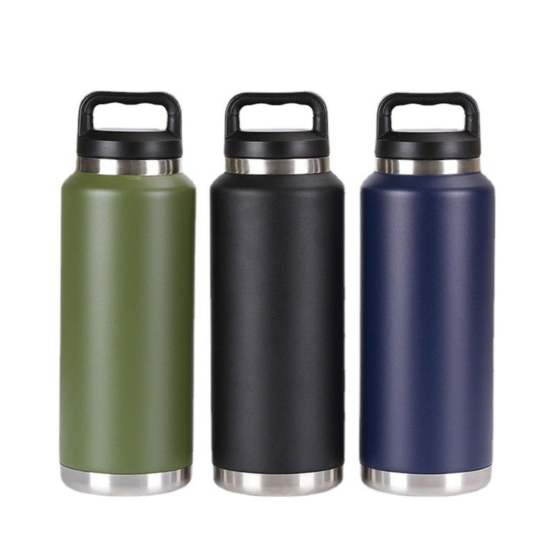 Bouteille d'eau en acier inoxydable de 26 oz grande capacité 36 oz double paroi portable 18 oz flacons