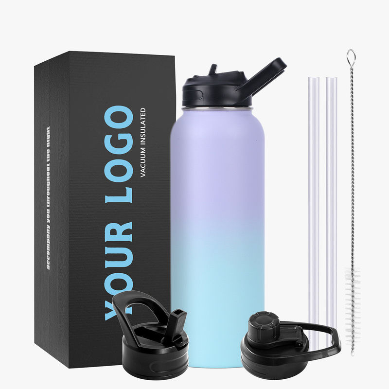 Performance d'isolation thermique Garder au froid pendant 24 heures 32 oz bouteille d'eau en acier inoxydable