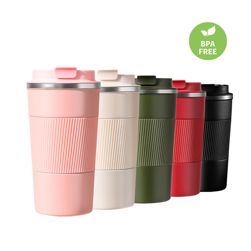 380 ml Capacité tasse de café en acier inoxydable pour les voyages en voiture Couleurs personnalisées acceptées