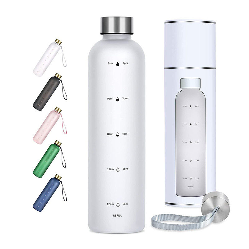 Bouteille d'eau de motivation 32 oz BPA gratuit pour les sports et les activités de plein air