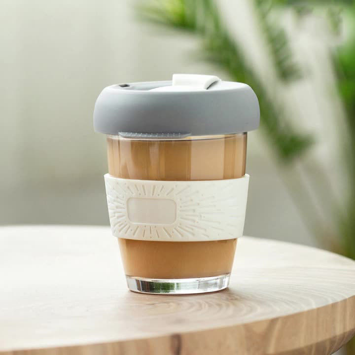 1 pièce Logo personnalisé Borosilicate Coupe de café isolée Tumbler pour bouteille d'eau