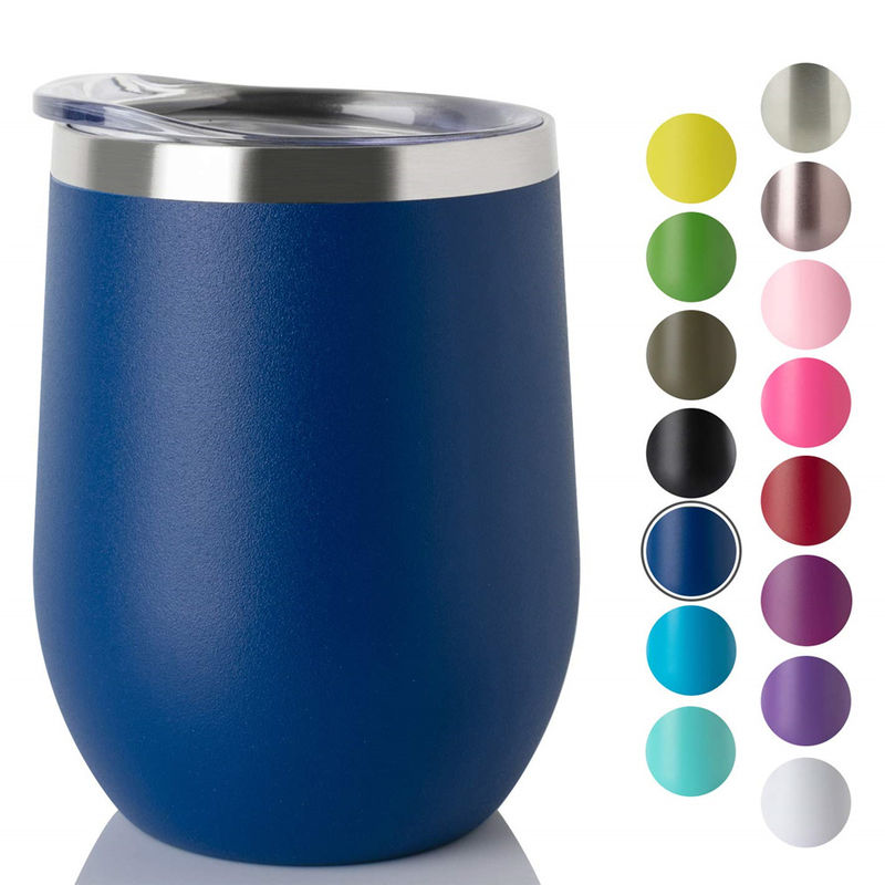 SUMSUN 12 oz double paroi en acier inoxydable vide isolé tasse à café