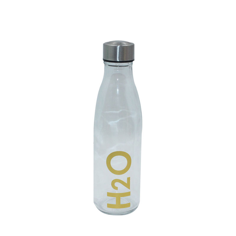 Tour 2020 Logo personnalisé et bouteille d'eau en verre écologique avec méthode de consommation directe